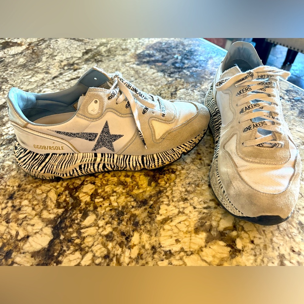 Worn a couple times Golden Goose rare running shoes